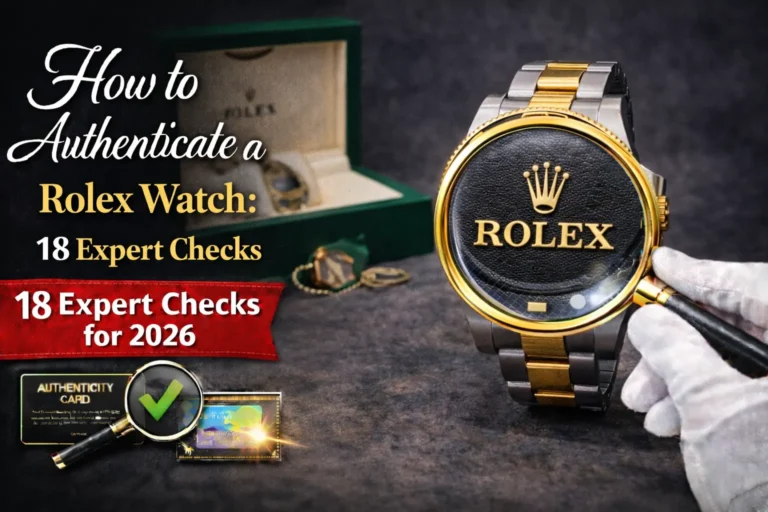 Authenticate Rolex Watch 18 Expert Checks (2026 Guide)