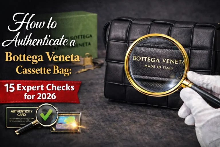 authenticate Bottega Veneta Cassette bag
