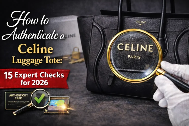 authenticate Celine Luggage Tote