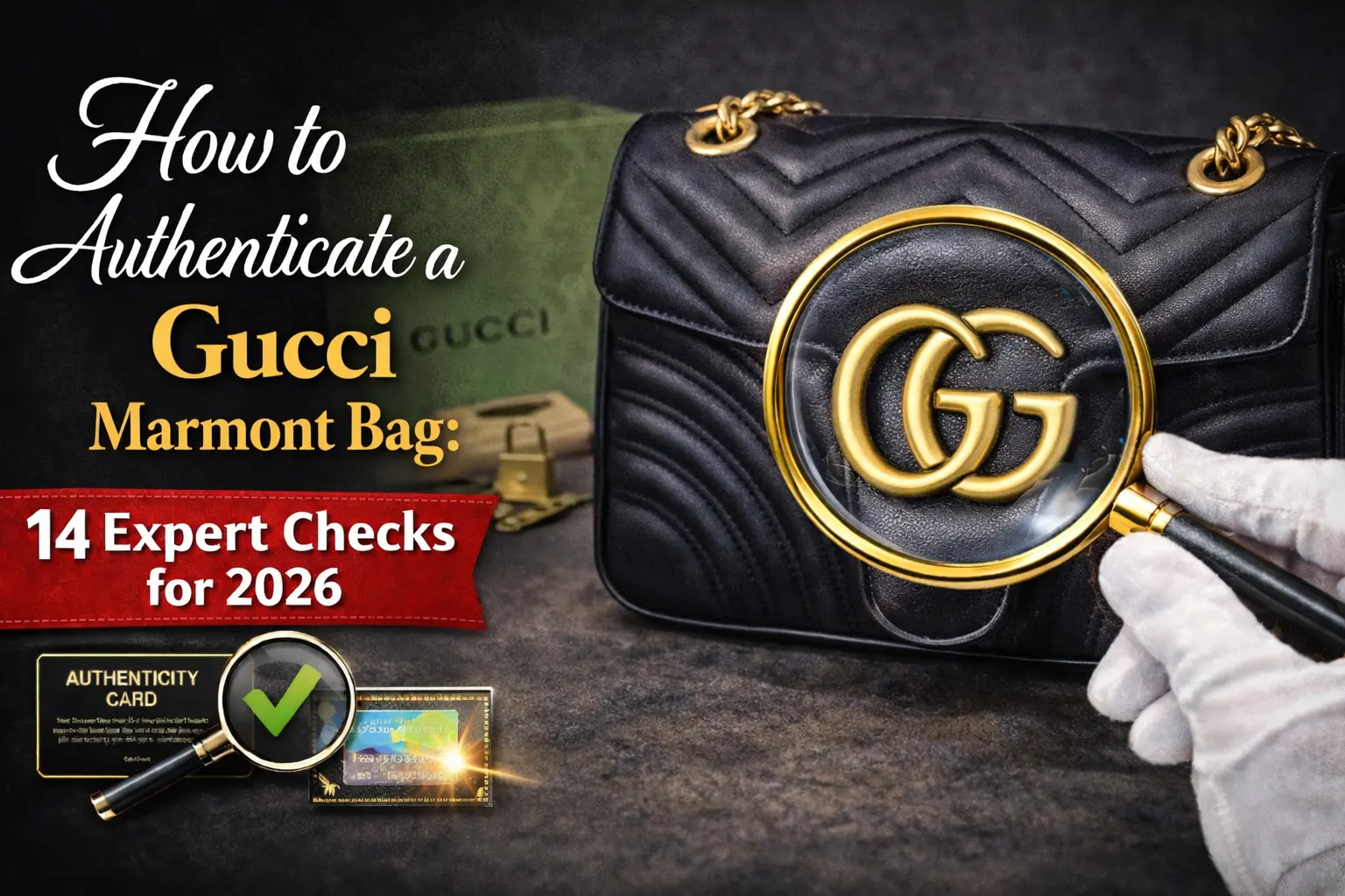 authenticate Gucci Marmont bag