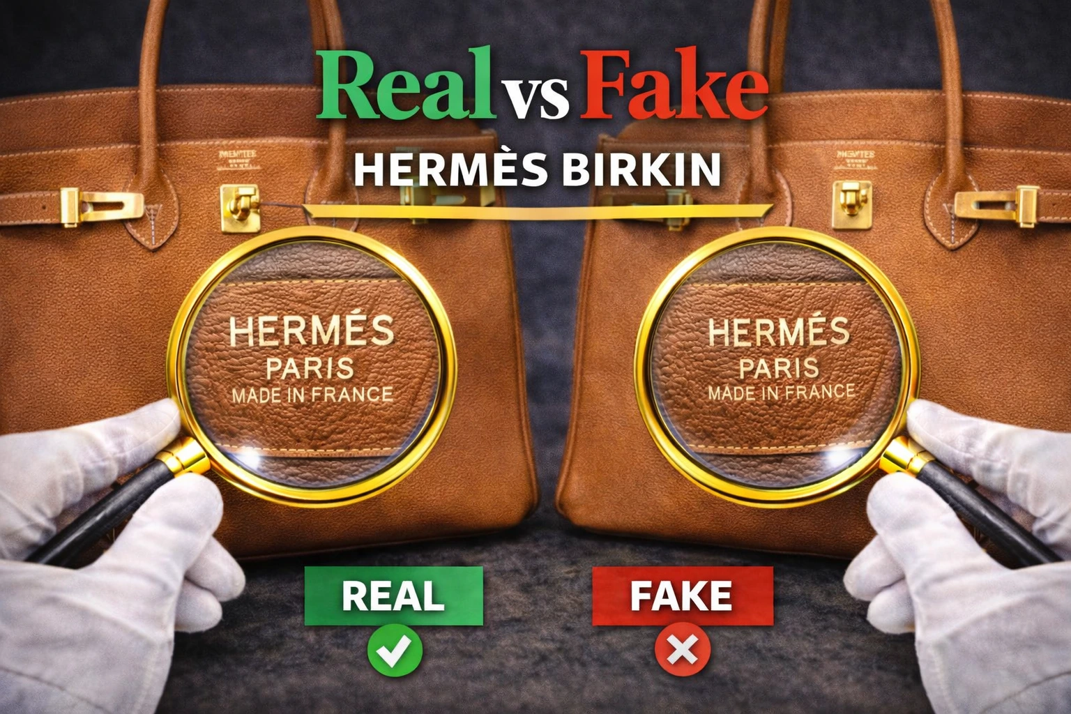 Real vs Fake Hermès Birkin